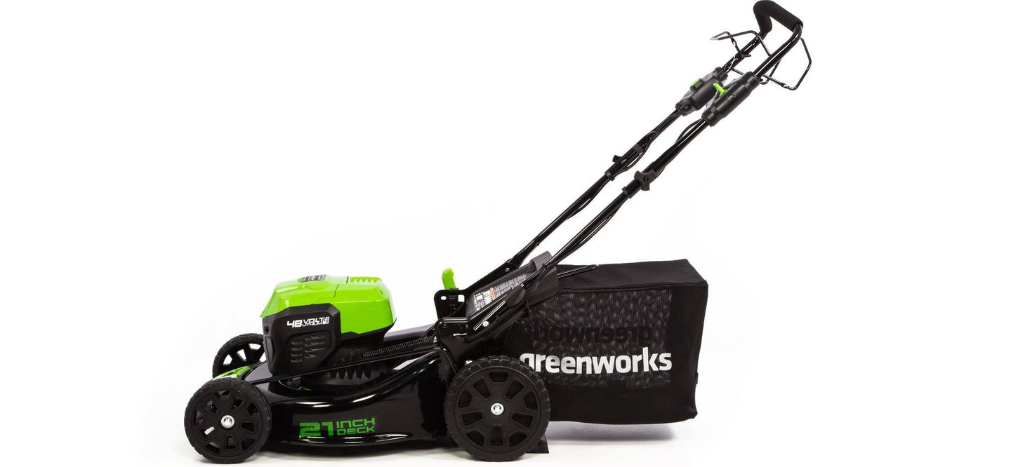 Greenworks LME457 Self Propelled 21" Lawn Mower 48/24V