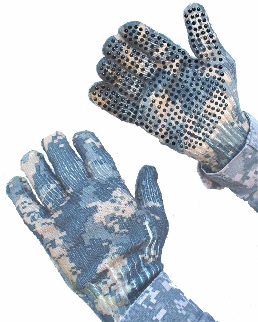Great Day Inc ACU Digital Camo Spandoflag Gripper Gloves SF305 ACU