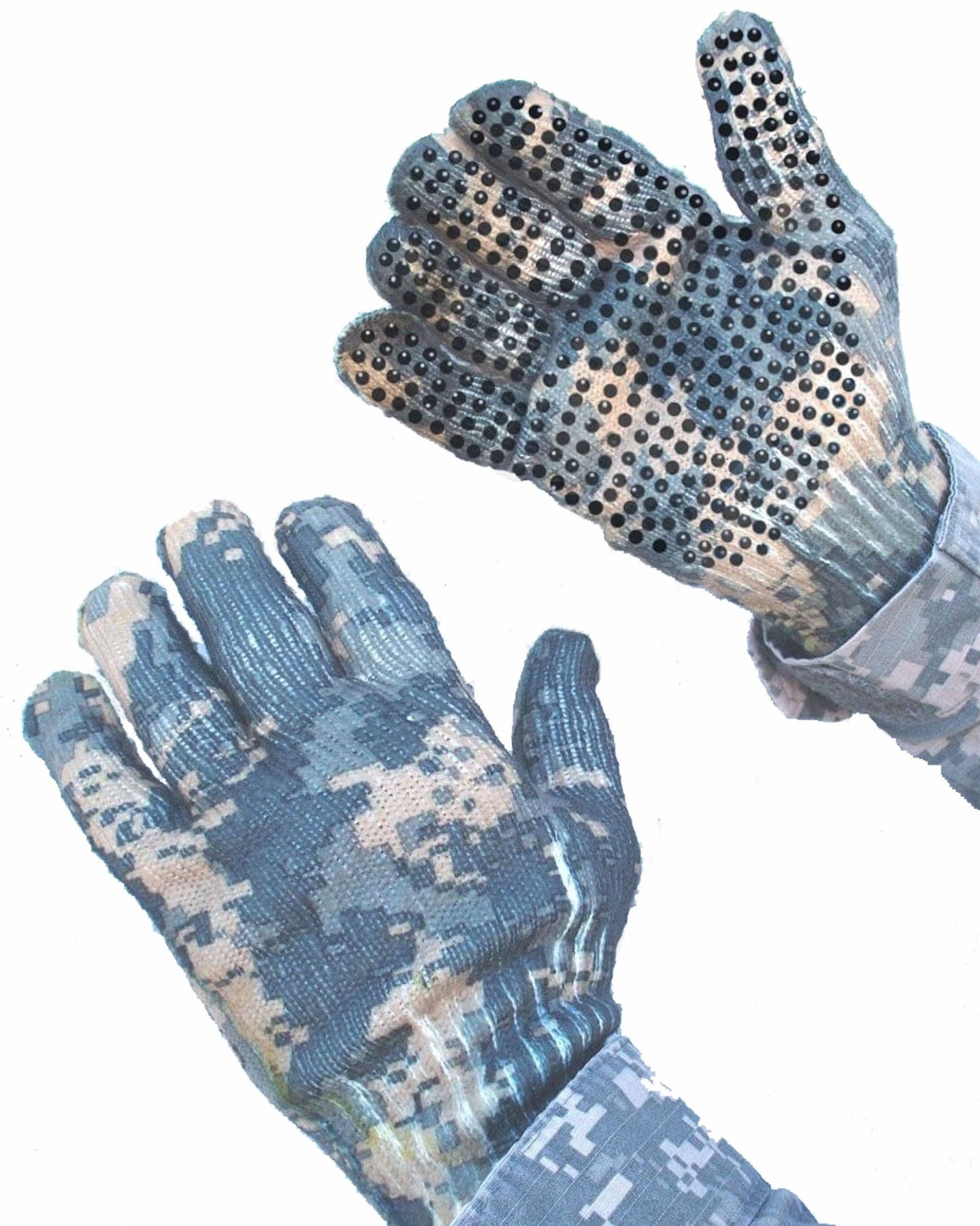 Great Day Inc ACU Digital Camo Spandoflag Gripper Gloves SF305 ACU