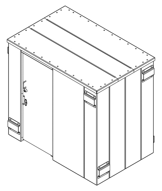 SR84X054G ESP Safety Shelter 84" x 54"- 9 Person