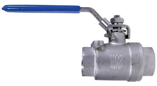 BE 91.200.005 - 1 inch Stainless Steel Ball Valve 1000 PSI - SLE Equipment - 1