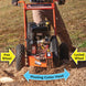 DR Power ST43011DMN Premier Stump Grinder 6.6 HP OHV - SLE Equipment - 4