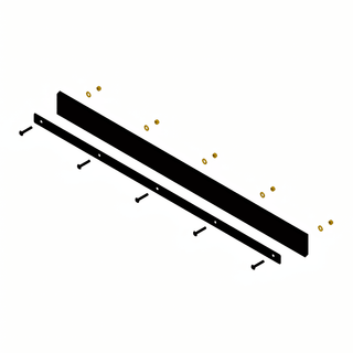 Toro STB13801 5' ATV & Mid Size UTV Straight Blade Urethane Edge Kit - SLE Equipment - 1