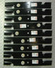 Oregon 91 - 628 Mower Blades 21" Super High Lift Bad Boy Husqvarna Scag Set of 9 - SLE Equipment - 1