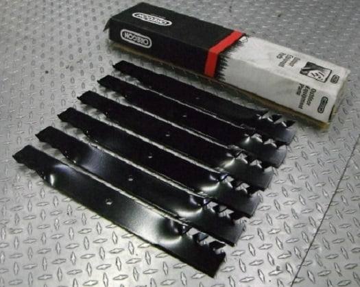 95 - 911 Set of 6 Lawn Mower Blades AYP Poulan Husqvarna Craftsman Mower - SLE Equipment - 1