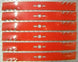 518340 Set of 6 Lawn Mower Blades Universal Zero Turn Lawn Mowers - SLE Equipment - 1