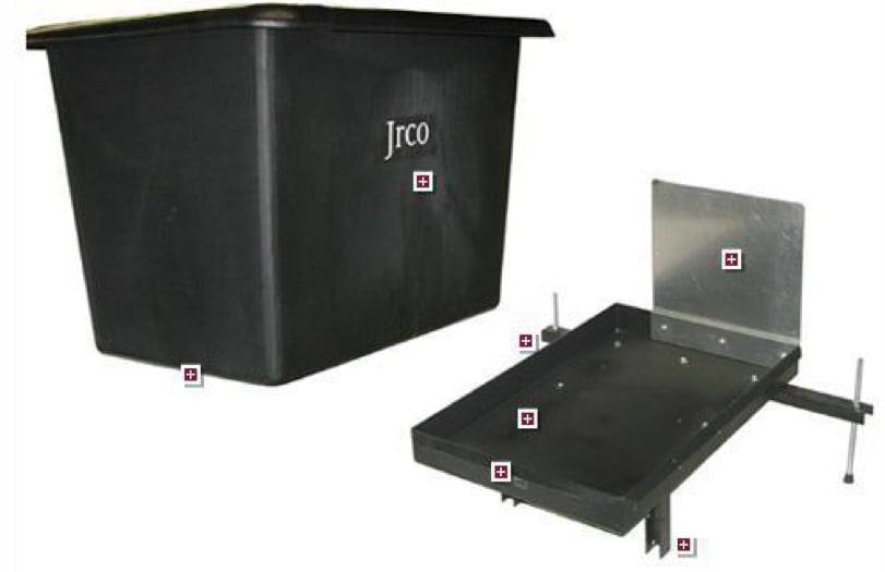 JRCO Transporter Tray Tub Heat Deflector Walk Behind 490JRCO - SLE Equipment - 12