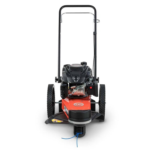 DR Power T4X1070DMN Gas Powered 174cc Trimmer Mower Front Left View