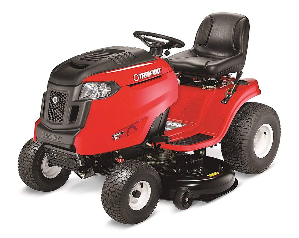 Troy-Bilt TB46 Auto Tractor 46" Deck 19 HP Briggs Engine Front Right