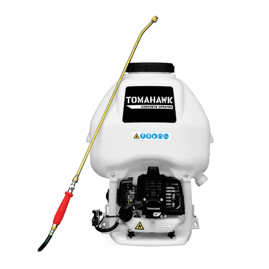 Tomahawk TCS6.5 Gas Backpack Concrete Sprayer 6.5 Gallon