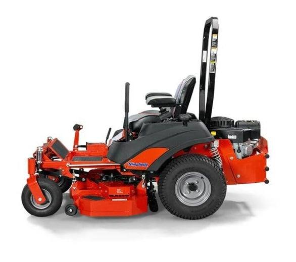 Simplicity 61" Zero Turn Mower Contender 25 HP Briggs Engine Front Right Angle