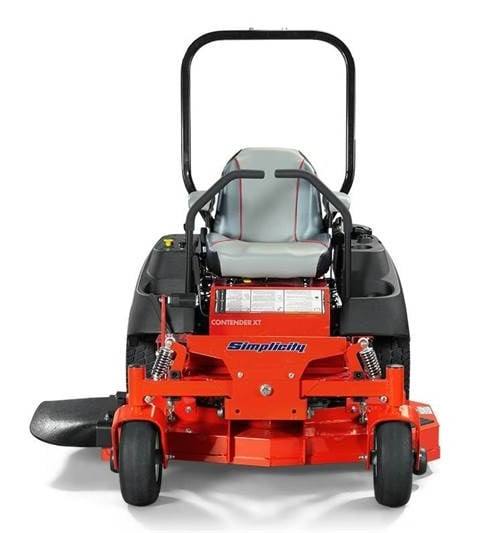 Simplicity 61" Zero Turn Mower Contender 25 HP Briggs Engine Front Right Angle