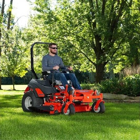 Simplicity 61" Zero Turn Mower Contender 25 HP Briggs Engine Front Right Angle