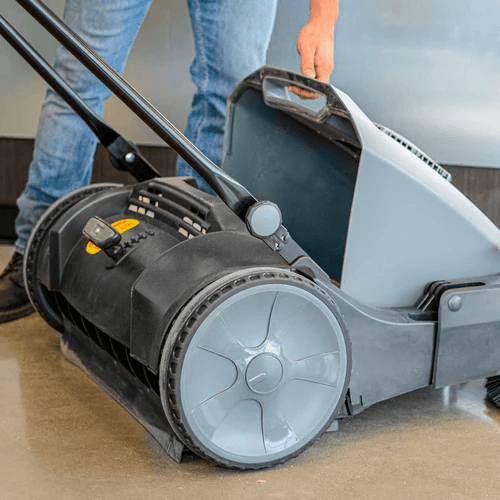 Tomahawk TOS38 38" Push Sweeper with Tripe Power Brooms