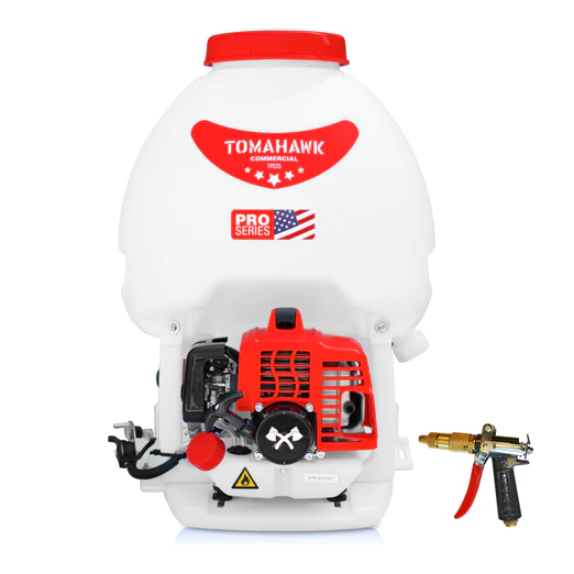 Tomahawk TPS25 + FG Gas Backpack Sprayer and Foundation Gun