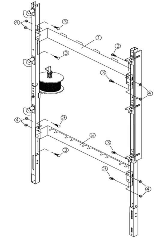 Jungle Jim's TR-TOOL Tool Rack Attachment for 2TR 3TR 4TR