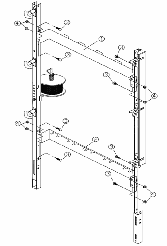 Jungle Jim's TR-TOOL Tool Rack Attachment for 2TR 3TR 4TR