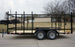 Powder Coated 6.4x14 Ladder Rack Trailer