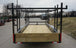 Powder Coated 6.4x14 Ladder Rack Trailer