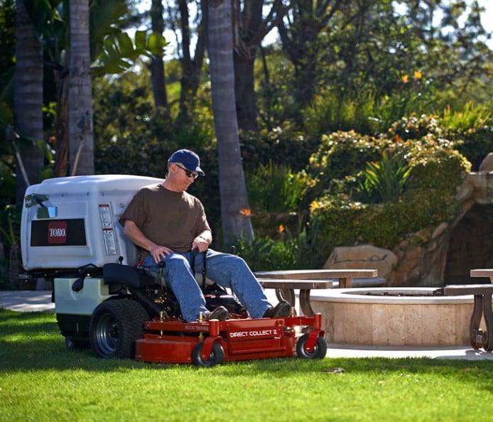 Toro 74313 8000 Zero Turn Mower 48" Direct Collect 25 hp Koh Front Left