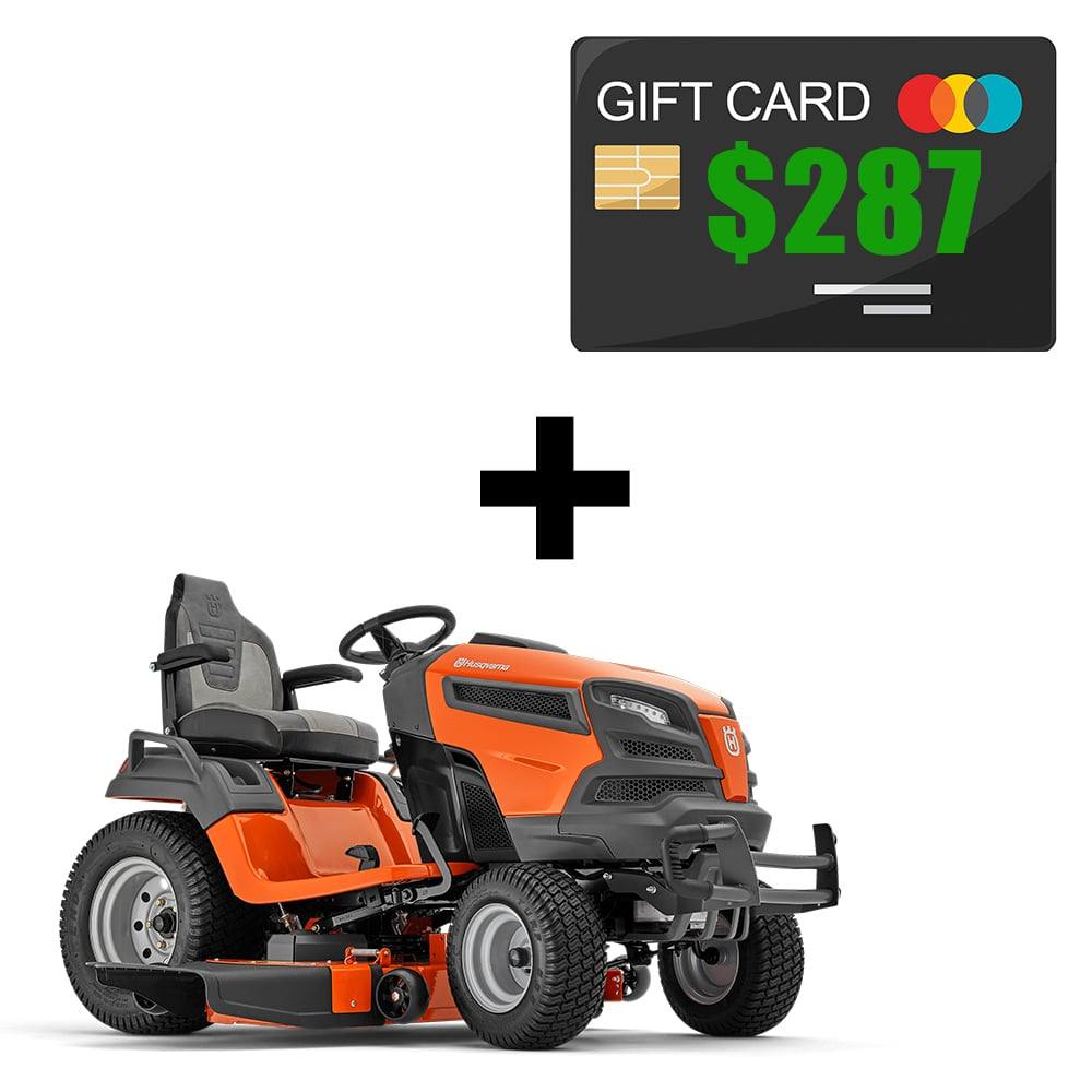 Husqvarna TS 354X Garden Tractor with Gift Card