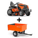 Husqvarna TS 354X Lawn Tractor with Dump Cart