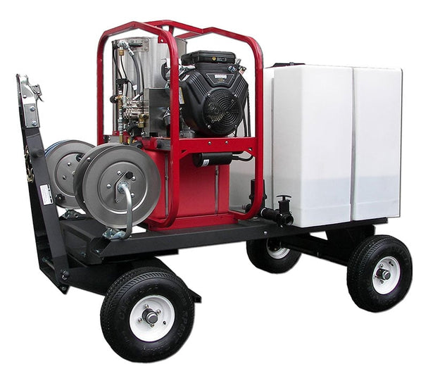 Hot2Go Gas Hot Washer Pressure Washer Trailer Package