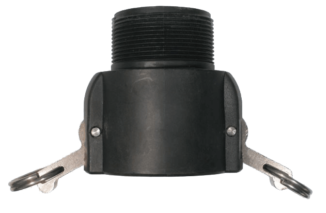 BE 90.737.300 Type B Polypropylene Camlock 2" Coupler - SLE Equipment - 1