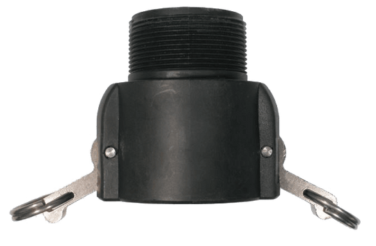 BE 90.721.112 Type B Polypropylene Camlock 1.5" Coupler - SLE Equipment - 1
