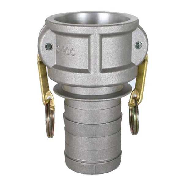 BE 90.392.300 Type C Aluminium Camlock 3" Male Barb - SLE Equipment - 1