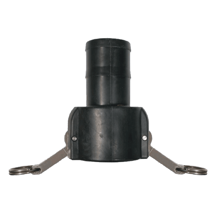 BE 90.722.100 Type C Polypropylene Camlock 1" Coupler - SLE Equipment - 1