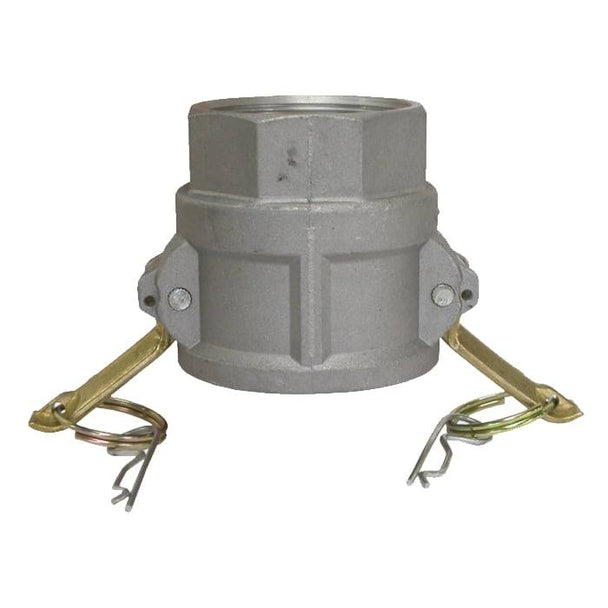 BE 90.393.400 Type D Aluminium Camlock 4" Female Coupler - SLE Equipment - 1