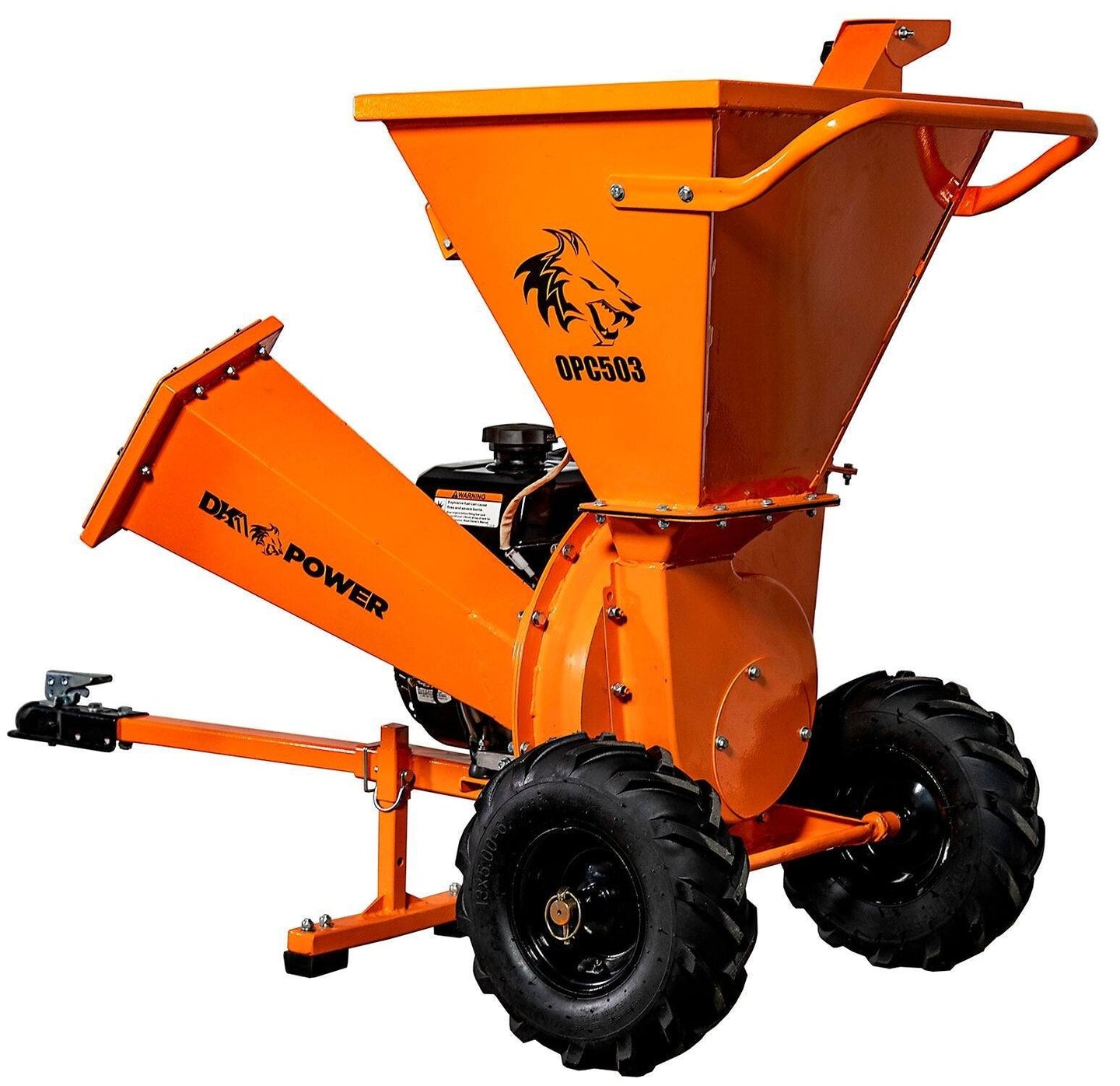 DK2 OPC503 Towable Direct Drive 7 HP Kohler Chipper Shredder
