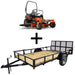 Husqvarna Z460 23 HP Kawasaki 54" Zero Turn Mower Utility Trailer Package