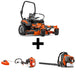 Husqvarna Z454 22 HP Kawasaki 54" Zero Turn Mower Handheld