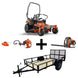 Husqvarna Z448 22 HP Kawasaki Zero Turn Mower Utility Handheld Package - SLE Equipment - 1