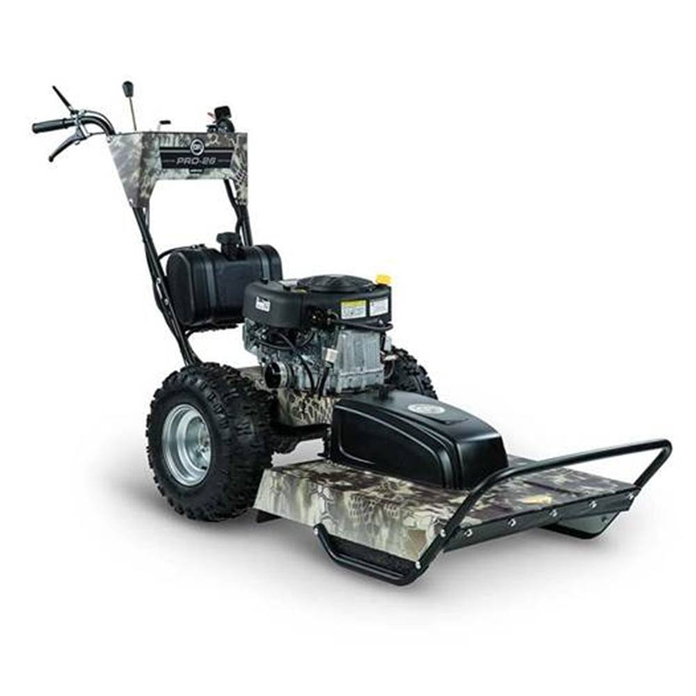 DR Power AT45026BENK 14.5 HP Briggs Walk Behind Field and Brush Mower Front Right View