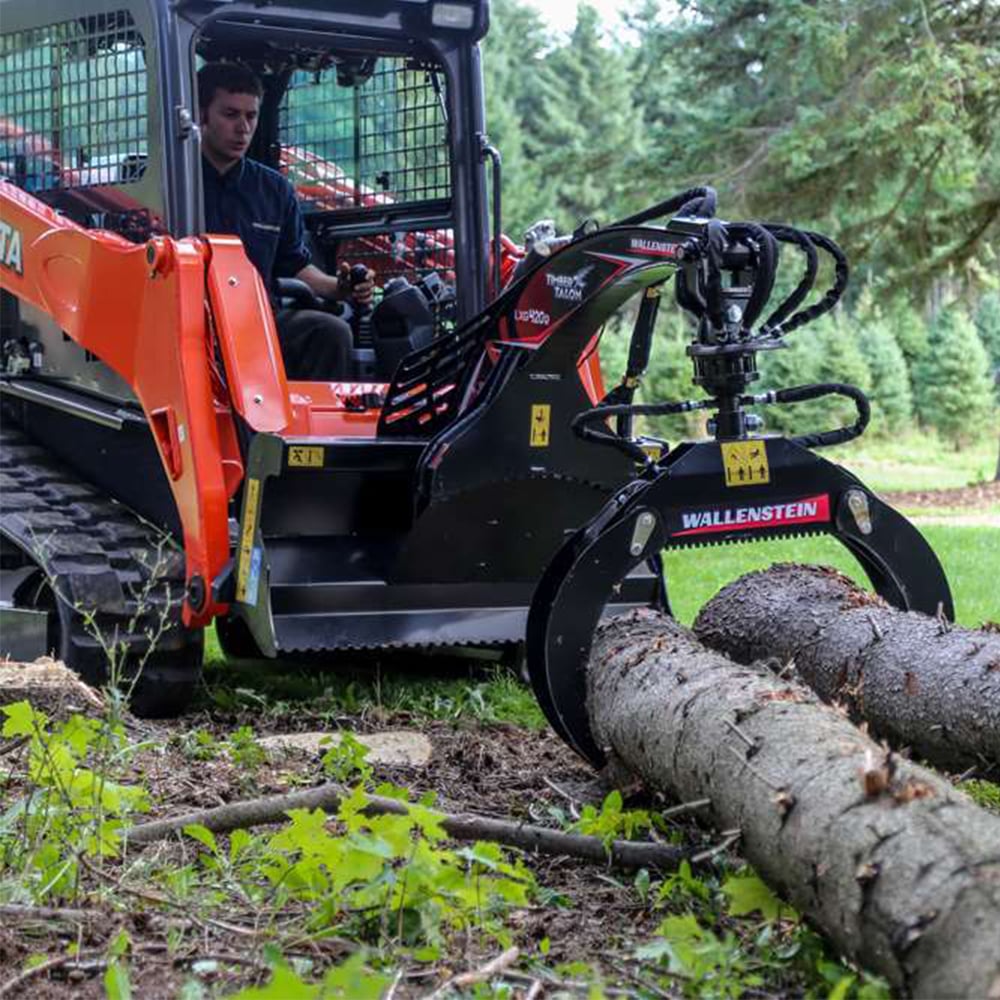 Wallenstein LXG420R Mini Skidsteer Log Grapple Attachment