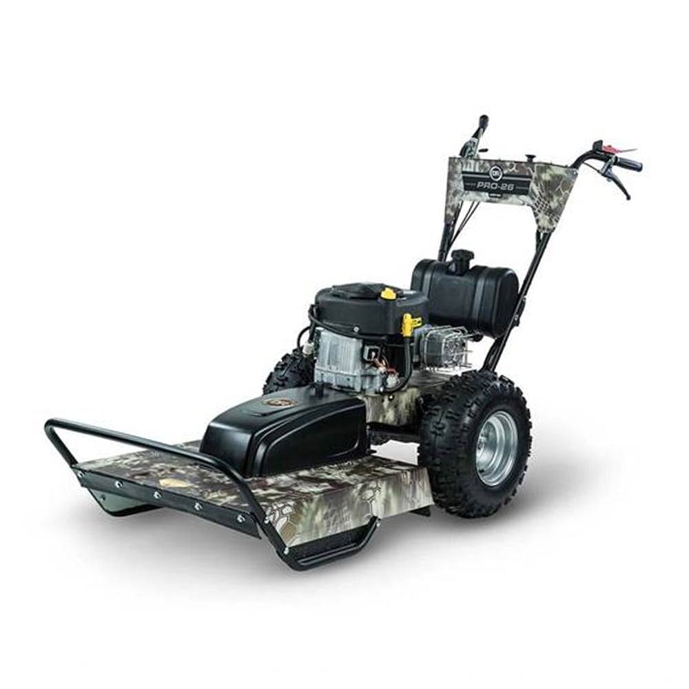 DR Power AT45026BENK 14.5 HP Briggs Walk Behind Field and Brush Mower Front Right View