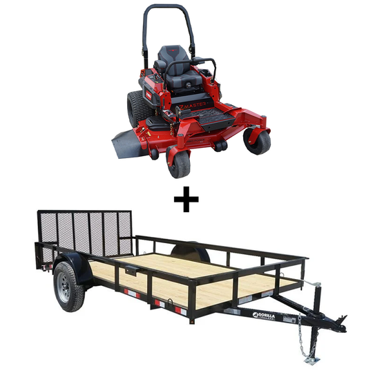 Toro (74004) ZMaster 4000 Series 60" Zero Turn Mower Utility Trailer Package Deal