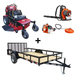 Bradley 36" Stand-On Zero Turn Mower Utility Trailer Handheld Package Deal