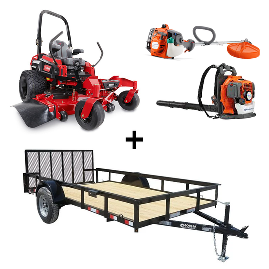 Toro 74050 ZMaster 4000 52" Zero Turn Mower Utility Trailer Handheld Package Deal