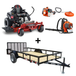 Toro 75315 Titan MyRIDE 54" Zero Turn Mower Utility Trailer Handheld Package Deal