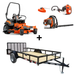 Husqvarna Z460XS Zero Turn Mower Utility Trailer Handheld Fleet Package