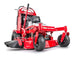 WorldLawn Venom Stand-On Walk Behind Mower Front Left - 36" Shown