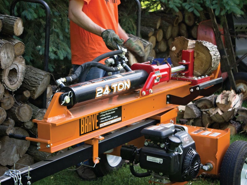 Brave 24 Ton Log Splitter Vertical / Horizontal Honda 160cc