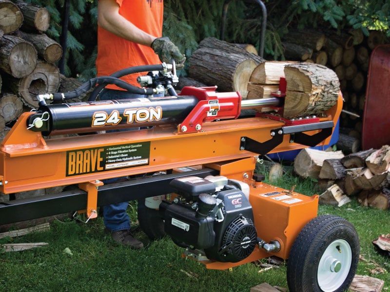 Brave 24 Ton Log Splitter Vertical / Horizontal Honda 160cc