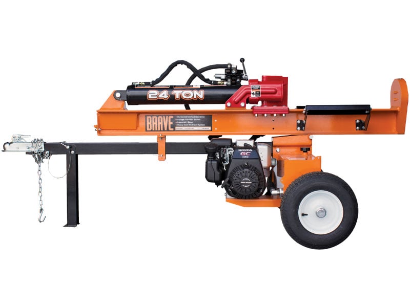 Brave 24 Ton Log Splitter Vertical / Horizontal Honda 160cc