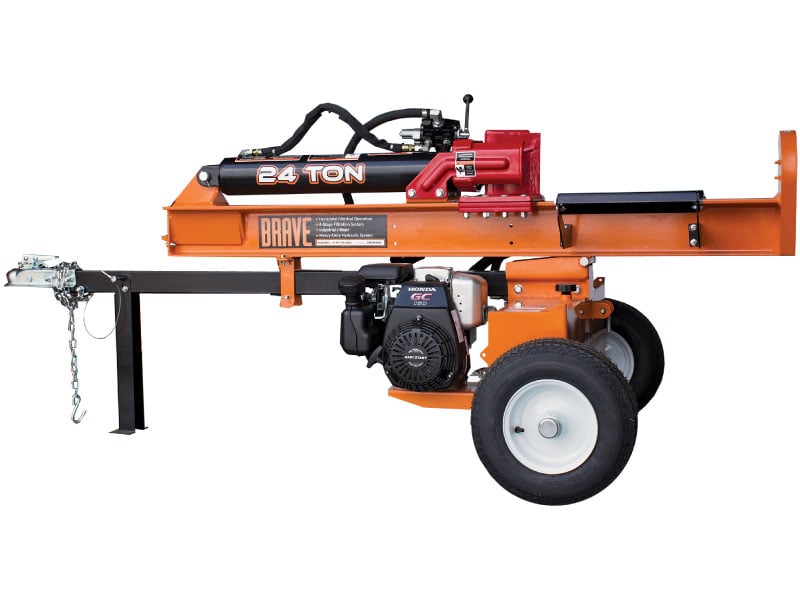 Brave 24 Ton Log Splitter Vertical / Horizontal Honda 160cc