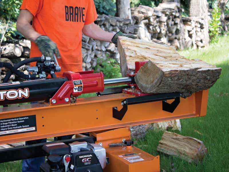 Brave 30 Ton Horizontal / Vertical Log Splitter 189cc Honda